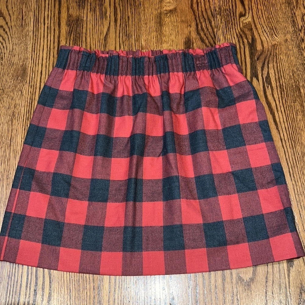 JCrew Buffalo check skirt size 8 NWOT